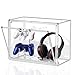 Gaming Headset und Controller Ständer, Acryl Vitrine für PS5, PS4, PS3 - Universal Halterung für Gaming Zubehör