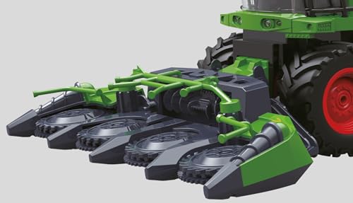 efaso Ferngesteuerter Maishäcksler, RC Bauernhof Maishäcksler Traktor, 2,4-GHz Erntetraktor Bauernhof Fahrzeug Spielzeug für Kinder mit Licht und Raucheffekt