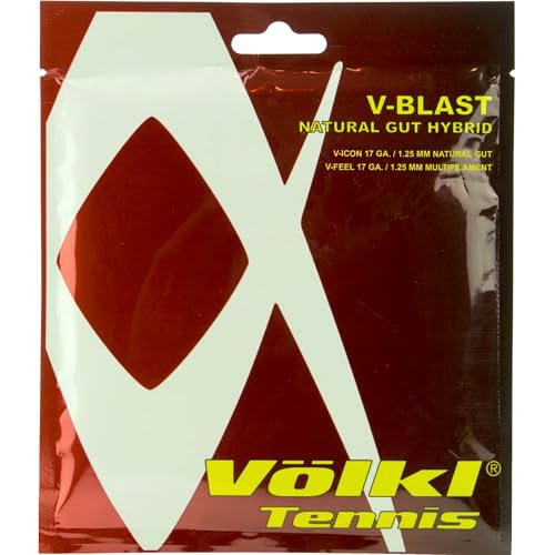 Volkl V-Blast Natural Gut Hybrid Tennis String Set (17G)