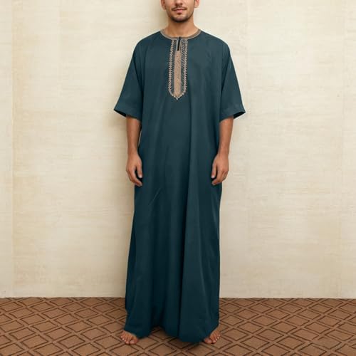 Caftán elegante tradicional árabe con corte maxi vestido de Dubai 2