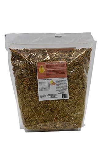 Chickie Garden Picnic Non-Gmo, Soy-Free Chick Treats | Premium Poultry Meal Worm & Herb Mix | 3 Lbs #TOP1