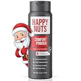 HAPPY NUTS Comfort Powder - Anti Chafing & Deodorant, Aluminum-Free, Sweat and...