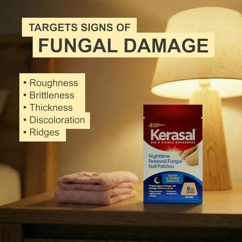 Kerasal Nighttime Renewal Fungal Nail Patches - 14 Patch - Overnight Repair for Nail Fungus Damage, 8-Hour Treatment Restores Healthy Appearance (Packaging May Vary) - Image 4