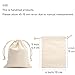 Tendwarm 20 Pack 3.9x5.9 Inches Cotton Drawstring Bags Reusable Muslin Sachet Bag for Party Wedding Storage Home Supplies