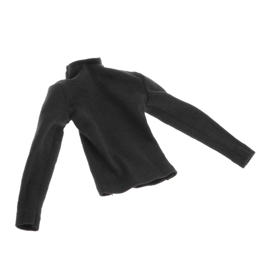 club bollywood 1/6 Male Long Sleeve Sweater Turtleneck Knit for 12'' Action Figure Black|Toys & Hobbies | Action Figures | TV, Movie & Video Games|1 Piece 1/6 Action Male Figure Sweater-picture-18