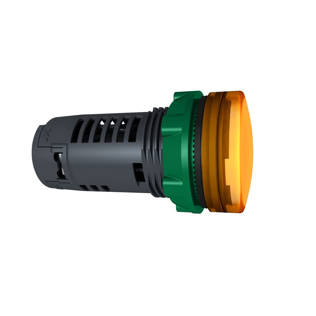 Piloto luminoso naranja monobloque 120V para panel de control 8
