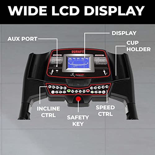 Image of Durafit Rigor 6 HP Peak DC Motor Treadmill Auto Incline Max Speed 22 Km /Hr Max User Weight 150 Kg Free Installation Assistance
