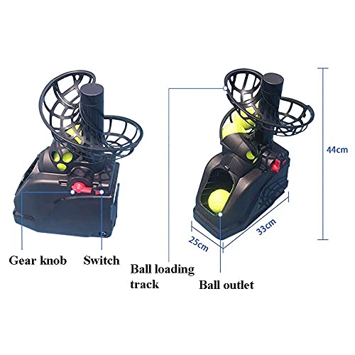 Anbt Tennis Machine Tennis Serving Machine Lightweight Tennis Toss Machine Plug In/Batteries 30 Balls #TOP1