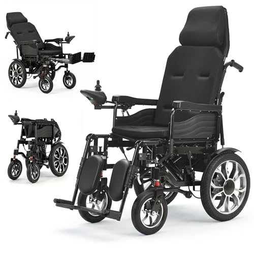 Reclining Foldable Electric Wheelchair