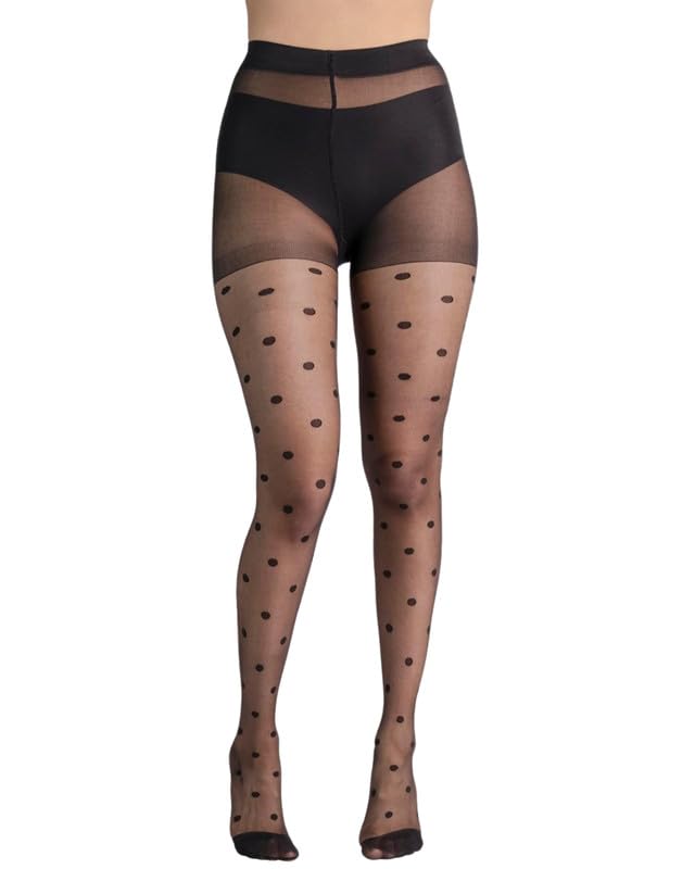 neska moda Women & Girls Transparent Nylon Black Panty Hose Stockings (Waist Size: 26 to 36 inches)-STK153-picture-13