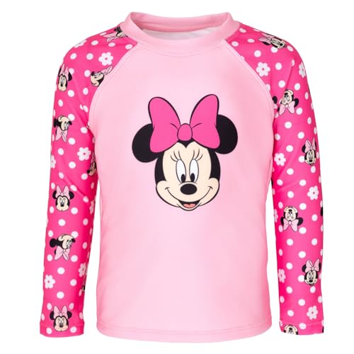 Disney Minnie Mouse UPF 50+ Rash Guard and Swim Shorts Swimsuit Set Infant to Big Kid4