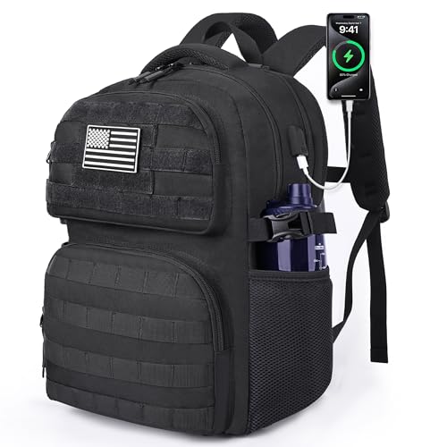 MOZETO Laptop Backpack, 17 Inch Tactical Inspired...