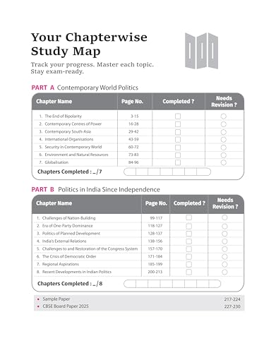 Image of Arihant CBSE Chapterwise Question Bank 2025-2016 for Class 12 Political Science | Syllabus | Includes Solved Papers, Sample Papers, and CBSE Marking Scheme