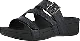 Vionic Women's Pacific Rio Platform Sandal - Ladies Adjustable Slide Sandal with Concealed Orthotic...