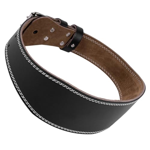 WRITWAA Adjustable PU Leather Waist Support Belt for Weightlifting Squats Deadlifts Size XL Protective Lumbar Brace for Men and Women Fitness Training