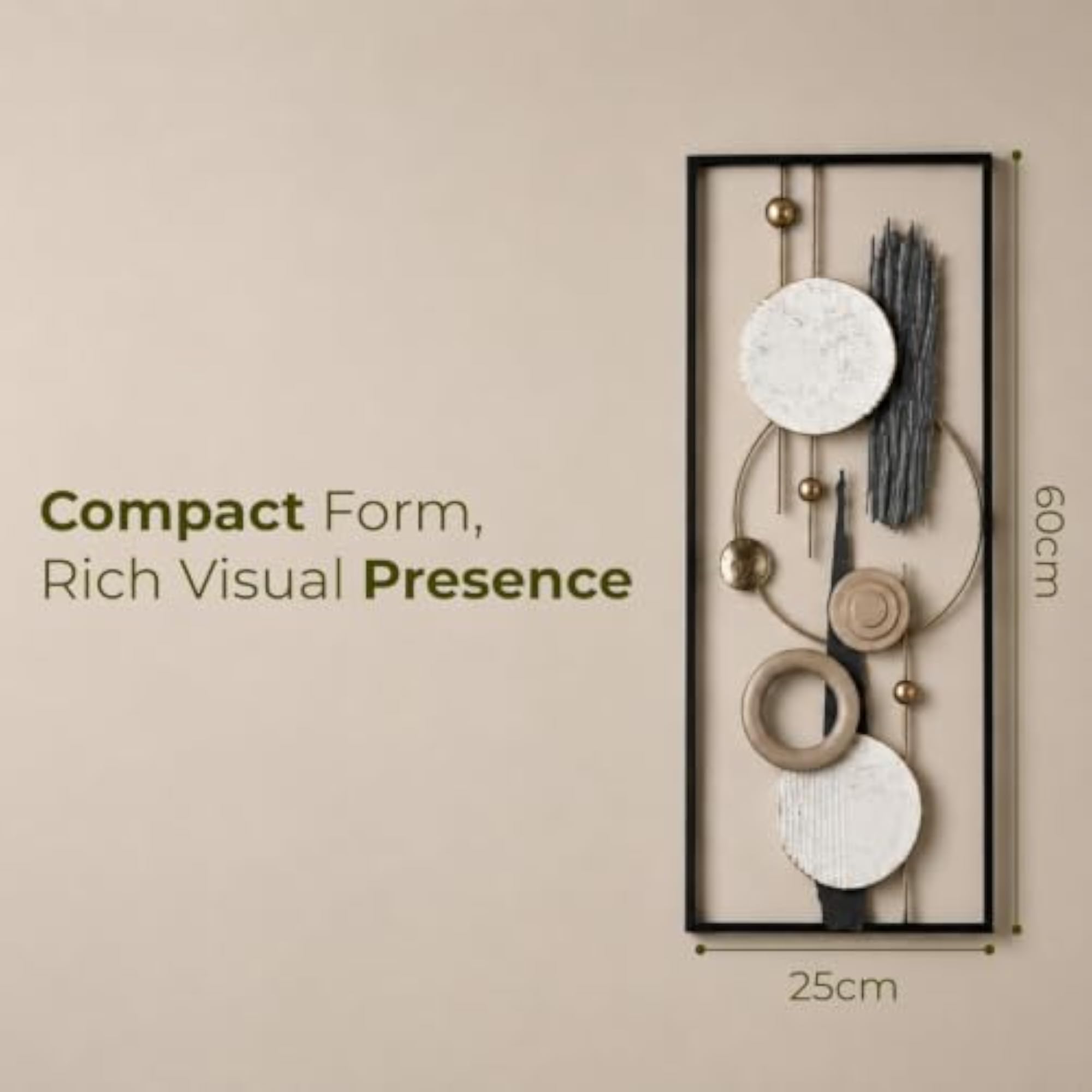 Modern Abstract Metal Wall Art Home Decor Panel