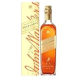 Johnnie Walker Gold Label Blended Scotch Whisky, Geschenkidee zu Weihnachten, Schottischer Genuß, aus den vier Ecken Schottlands direkt ins Glas, 40% vol, 700ml Einzelflasche