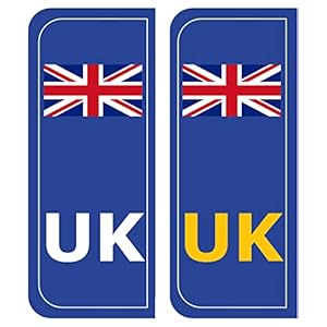 12PA UK Number Plate Sticker | Stickers for Europe (Number Plate Sticker)