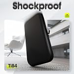 ProCase Slim EVA Case for Texas Instruments Ti-84 Plus CE, Lightweight Travel Carrying Box Protective Storage Bag Compatible with Ti-84 Plus CE Graphing Calculator -Black