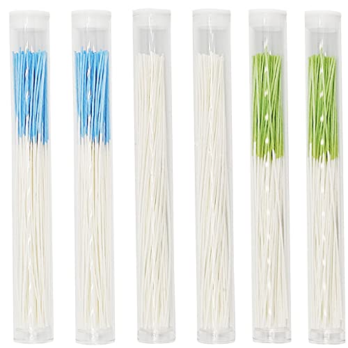 360 Pcs Earrings Hole Cleaner Floss, 6 Boxes Ear Piercing Hole Cleaner Floss Disposable Aftercare Piercing Ear Hole Cleaning Line, Rose Fragrance Odor Removal Earring Cleaner for Pierced Ears, Women