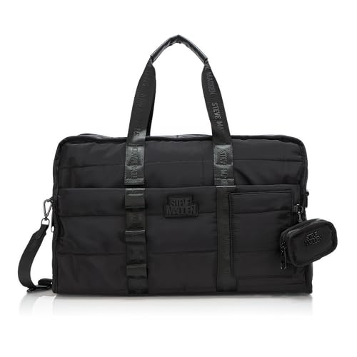 Steve Madden BJUNIOR Weekender with Pouch, Black