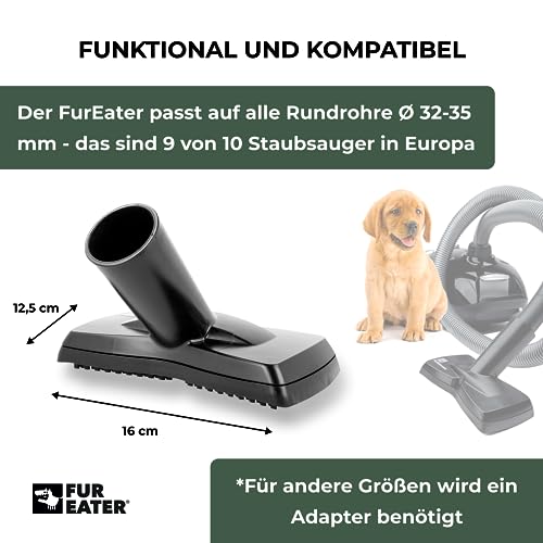 FUREATER Tierhaar Staubsauger Aufsatz | Staubsaugeraufsatz für Entfernen von Tierhaaren | Fusselentferner | Tierhaarbürste für Staubsauger, Hundehaare Entfernen, Pet Hair Remover, Hunde Haarentfernung