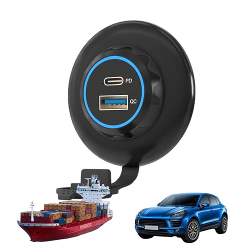 Cargador rápido QC3.0 para coche con enchufe USB de 30W