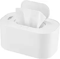 Dabey Aquecedor de lenços umedecidos para bebês USB 3 modos de temperatura Aquecedor de lenços umedecidos para bebês 10W Temperatura constante Grande capacidade Distribuidor portátil de aquecedores de