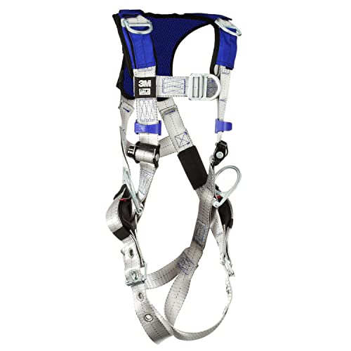 Image of DBI-Sala 3M DBI-SALA ExoFit X100 Comfort Vest Retrieval Safety Harness Fall Protection, ANSI, OSHA, Multiple D-Rings, Padding on Back, Pass-through Chest Buckle, Tongue Leg Buckles, 1401165, 2X