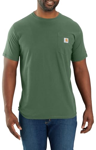 Image of Carhartt Men's Force Relaxed Fit Midweight Short-Sleeve Pocket T-Shirt