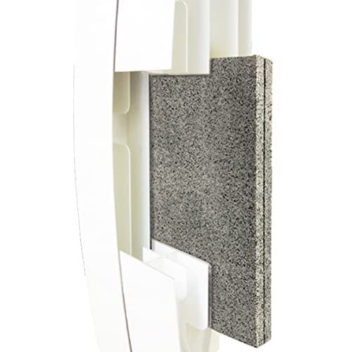 haverland rc10tts inerzia radiateur électrique pierre naturelle à haute inertie 1500 w, indicateur de consommation, utilisation 1 6h/jour, +/ 17 24 m², blanc