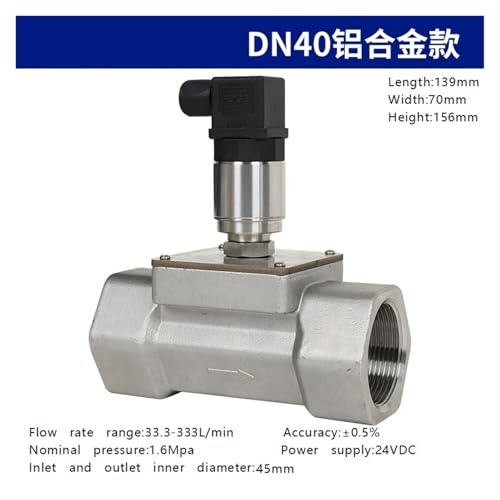 Débitmètre en acier inoxydable DN40 pour réseau d'arrosage et fluides - 4