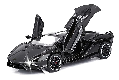 Image of Magicwand 1:32 Scale Die-Cast Lambo Sian with Openable Doors,Pull Back Action,Working Headlights & Tail Lights【Pack of 1】【Colors As Per Stock】