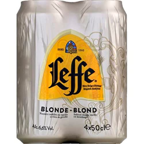 Leffe Bière Blonde D'Abbaye Pack De 4x50cl
