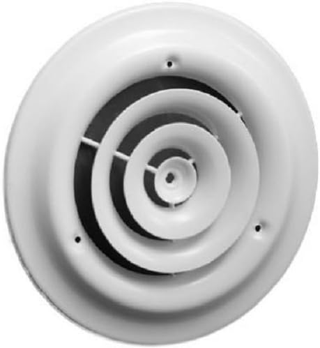 1500W6 6″, White Round Ceiling Vent/Diffuser – Quantity 5
