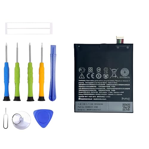 ERYNK BOPKX100 Rechargeable Battery Compatible with HTC Desire 626 D626T 628 D626W D626U with Tools