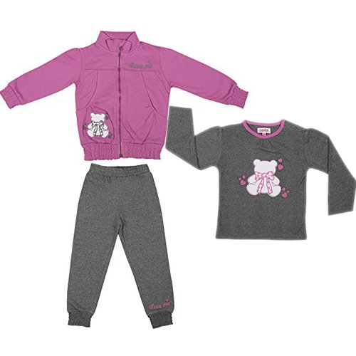 Image of G&P Team Kid's Boy's and Girl's Mauve,Andhra Melange Color Suit set