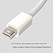 HBFQMDJLX Thunderbolt to Thunderbolt 1920 * 1080P HD Audio and Video Sync Function, Male to Male Mini DisplayPort Cord for MacBook Pro/Air, iMac, Mac mini, Monitor, TV,Nickel Plated Connector, 5.9 ft