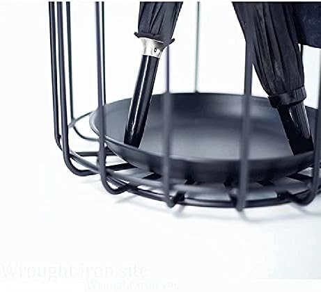 Elegant Freestanding Umbrella Stand with Removable Water Tray Perfect for Home and Office Entryway Decor Space Saving Design Stylish Storage Solution