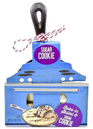 Sugar Cookie Bake-in Skillet,Mini Cast Iron Skillet, Mix,Directions
