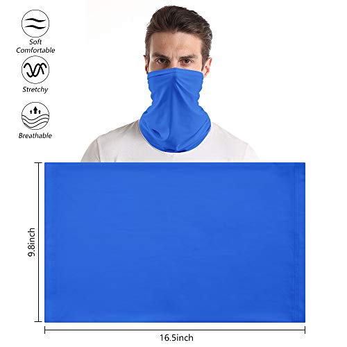 image for BELANT 6 Pack Neck Gaiter Unisex UV Protection Face Mask, Reusable Coo