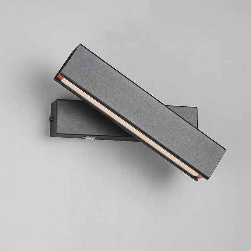 Lámpara de pared led para pasillos y terrazas con diseño moderno y orientación flexible