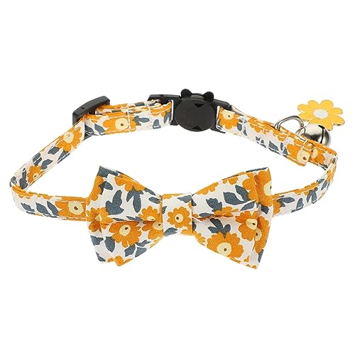 CIYODO Collar Perro con Floral Collar Mascotas Perros Pequeños