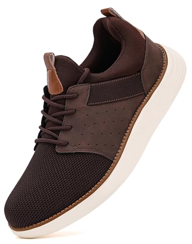 Mens Shoes Men's Fashion Dress Mesh Sneakers Men Walking Business Oxfords Lace-Up Shoes for Men Footwear