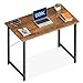 Produktbild ODK Kleiner Schreibtisch, 80×40cm Computertisch Bürotisch für Arbeitszimmer, Schlafzimmer, Wohnzimmer,Büro, Schreibtisch Klein Modern Holz PC Tisch Officetisch für Home, Office, Braun
