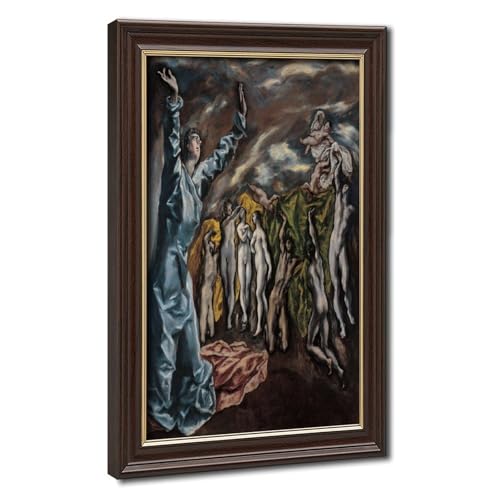 Toile El Greco L'ouverture du cinquième sceau pour déco de bureau