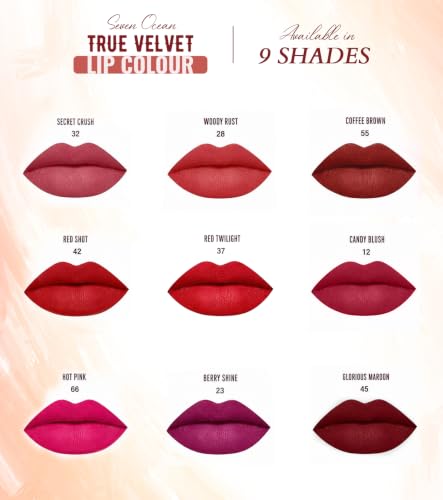 Image of Khukumoni Red Twilight Liquid Lipstick | Waterproof Matte Lipstick for Women | Smudge-Proof, Long Lasting | Daily Use (5ml)