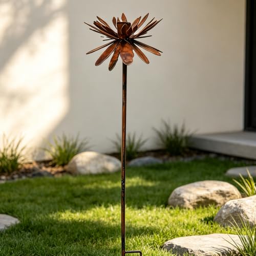 Acento de hierro marrón óxido premium para bordes de cama y decoración de jardines 6