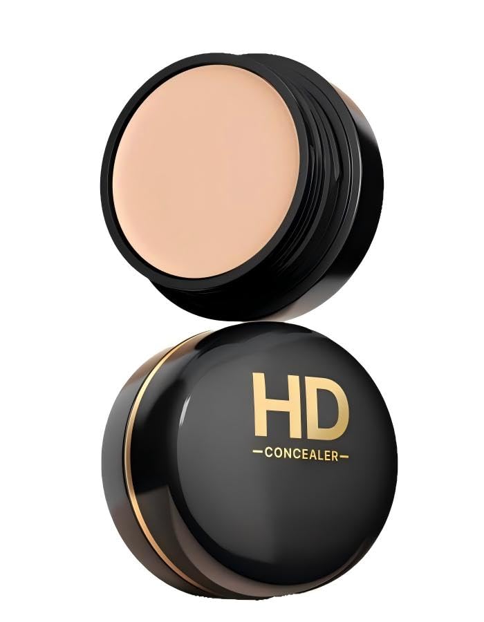 PROFESSIONAL Concealer for Face - Full Coverage Liquid Concealer for Dark Circles, Acne Scars & Blemishes - Hydrating, Crease-Proof, Natural Finish - Vegan & Cruelty Free (130# Brighten skin color)