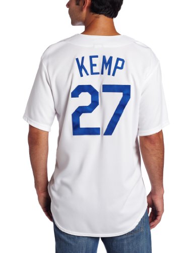 Image of MLB Los Angeles Dodgers Matt Kemp White Home Replica Baseball Jersey, White